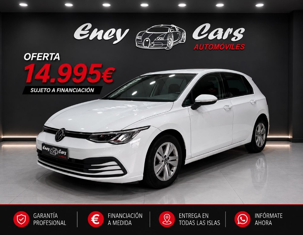 ---- VOLKSWAGEN GOLF 1.0 TSI 110CV ---- DESDE 220€ AL MES